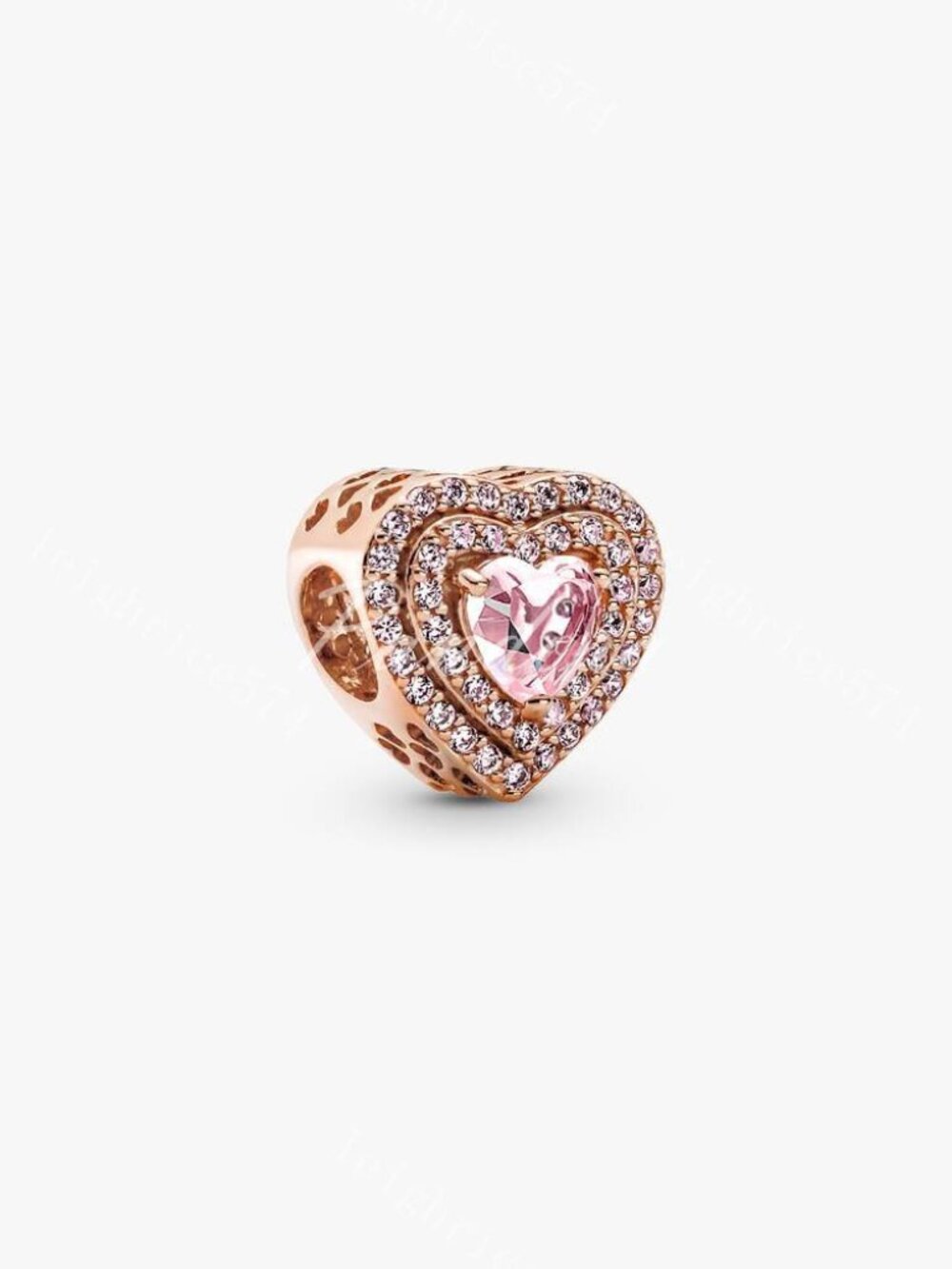 Pandora Sparkling Levelled Heart Charm